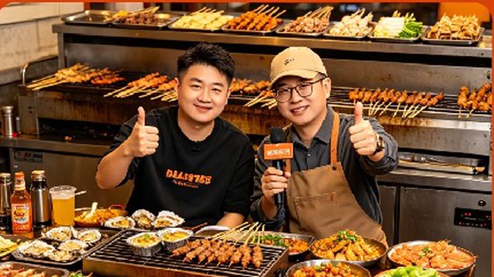 灸味鲜货烧烤周年庆专场直播案例封面