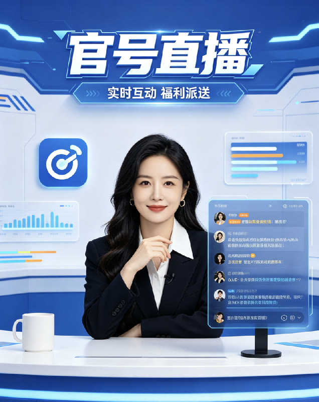 官号直播服务示意图